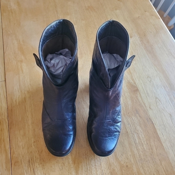 Romika Distressed Brown Leather Boots sz 38 - Picture 4 of 10